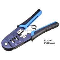 Dual-Madular Plug Crimps, Strips & Cuts Tools
