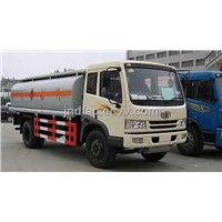 Jiefang Sigle Axle Chemical Liquid Tank Truck (13500L)