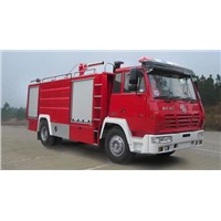 Shanqi Single Axle Water Tank Fire Fighting Truck (5400L)