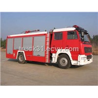 Steyr Single Axle Foam Fire Truck
