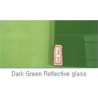 Reflective Dark Green Glass