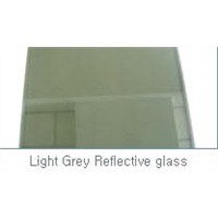 Reflective Light Grey Glass
