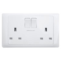 Double 13amp Switched Socket