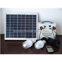 10W Solar DC Lighting System
