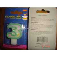 Numeral Number Candle 39