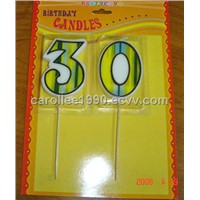 Numeral Number Candle 24