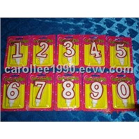 Numeral Number Candle 29