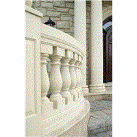 Terracotta Banding Coping Keystone Column for the European Style Building