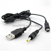 USB Charger Data Cable for PSP 2000 Slim 3000 DSi NDSi