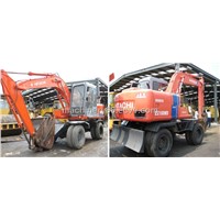 Used Hitachi Wheel Excavator (EX100WD)