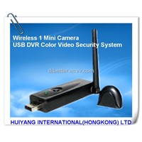 Wireless 1 Mini Camera USB DVR Color Video Security Camera System/Wireless Video Camera