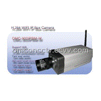Wireless H.264 IP Network Box Camera with SD Card Record