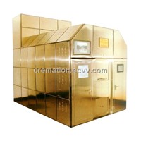 Human Crematorium Portable Machine Incinerator 40 Container Type 1000 Celsius Degree ISO Certificated CE Standard
