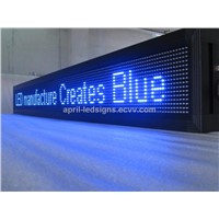LED Single Blue Sign