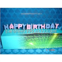Pink and Blue Letter Birthday Party Candles (LC28)