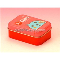 Small Rectangle Tin Box