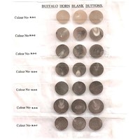 Real Horn Button Blanks
