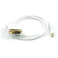 Mini Displayport Male to DVI Male 32AWG Converter Cable