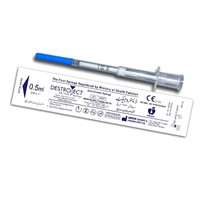 Destroject 0.5ml Auto-Disable Syringe