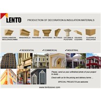 Decoration and Insulation Products by Lento