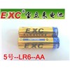Long Time Discharge for EXC Dry Cell (LR6 /AA)