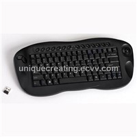 2.4GHz Multimedia Keyboard with Optical Track Ball