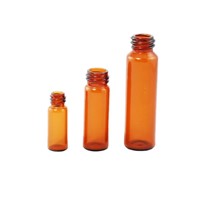 Screw Amber Vials with Label (15x45mm 4mL)
