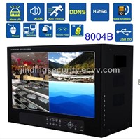 4CH 15.6 Inch TFT H.264 Combo DVR with TV Function
