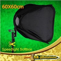 60cm Flash Softbox Soft Box Kit for Speedlight Portable