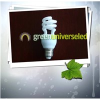 9W Compact Fluorescent Lamp Spirals Dimmable CFL