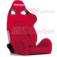 Bdk Cuga Style Carbon Fiber Bucket Racing Seat - Red Colour