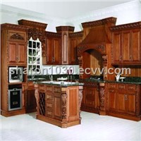 Classic Firm Wooden Kitchen Cabinet