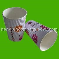 Disposable Paper Pulp Ripple Cup