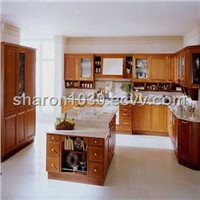 Maple Solid Kitchen Cabinet with Island