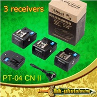 PT-04CNII Radio Flash Trigger with 3 Receivers