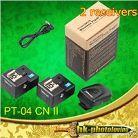 PT-04CNII Remote Radio Flash Trigger &2 Receivers