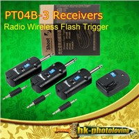 PT-04 B Studio Strobe Wireless Flash Trigger+3 Receivers