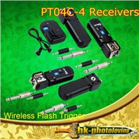Wireless Radio Strobist Flash Trigger &amp;amp; 4Rx Set (PT-04 C)