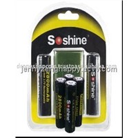 Soshine Brand Li-ion 18650 Battery 2800mAh (SS02- 18650)