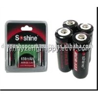 Soshine Li-ion RCR123/17355 Battery (RCR123-01)