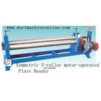 Symmetric 3-Roller Motor-Operated Plate Bender( My email:candice087@yahoo.com.cn)
