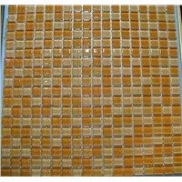 Yellow Crystal Glass Mosaic Tile (KSL-C10169)