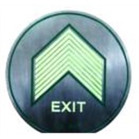 Exit Arrow on Flooring Safety Signs