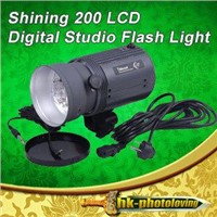 iShoot Shining 200W LCD Digital Studio Strobe Flash Light