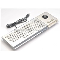 Metal Keyboard with Trackball