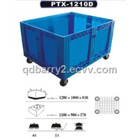 Rolling Plastic Container