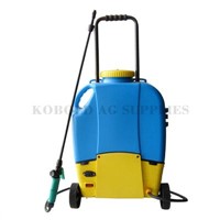 16L electric operated sprayer with wheels