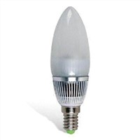 3 x 1W LED Candle Bulb with 95 to 265V AC Voltage