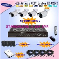 4CH H.264 DVR CCTV Surveillance Systems