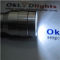 Aluminum Alloy Solar Power LED Flashlight(okledlights.com)
